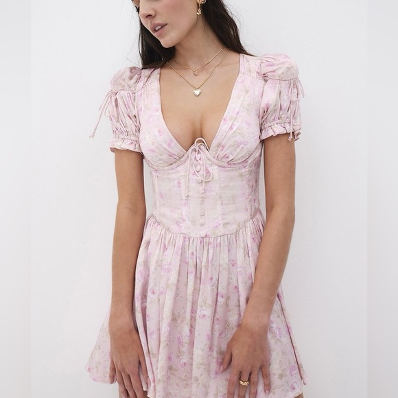 For Love and Lemons Paulina Mini Dress - Picture 3 of 6